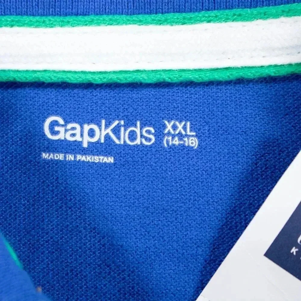Gap Kids Blue Polo Shirt XXL